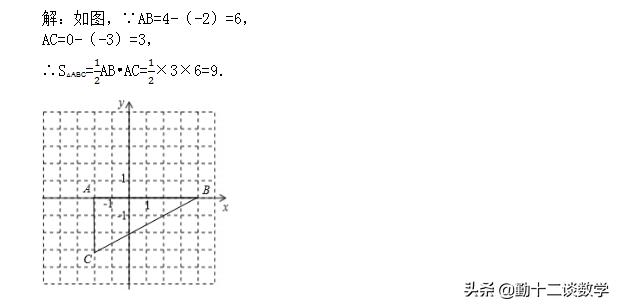 平面直角坐标系求三角形面积公式,已知三角形面积求点的坐标系的题
