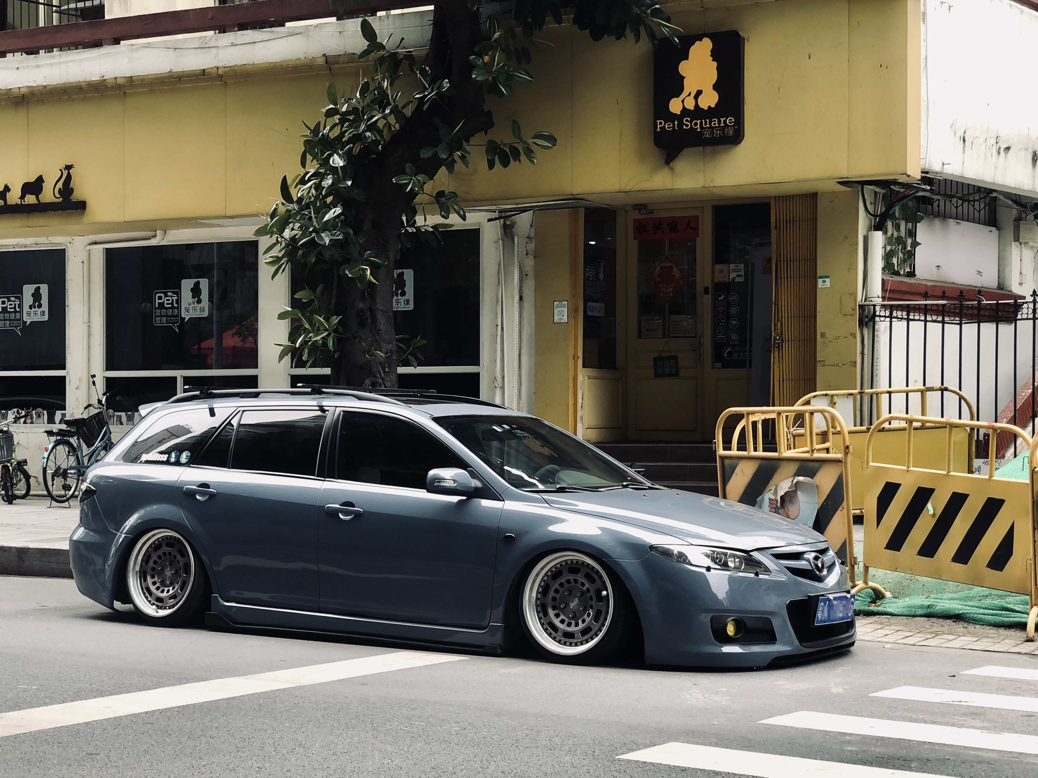 马自达6改了mps包围能装什么后唇,马自达6旅行版海外实拍升级