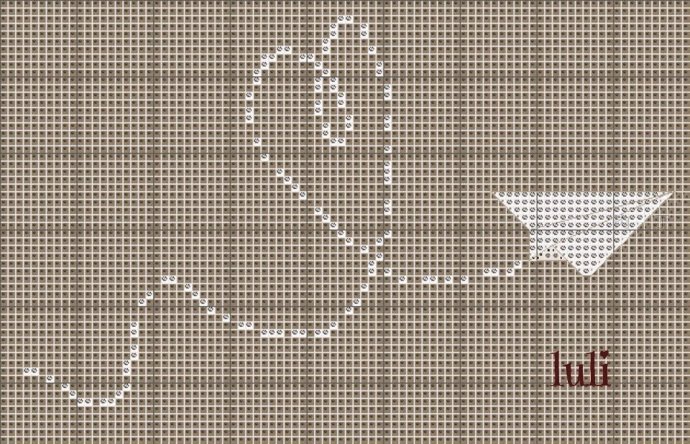 意大利设计师Luli的十字绣图纸及成品图片作品大全，编织也能用到