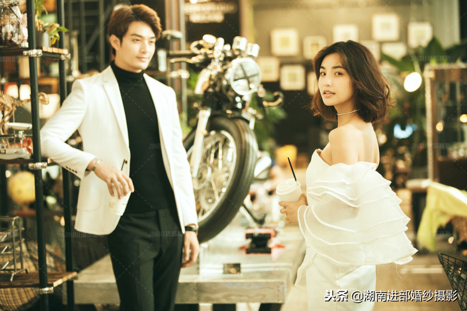 婚纱照风格室内旗袍,唯美风格婚纱照风格