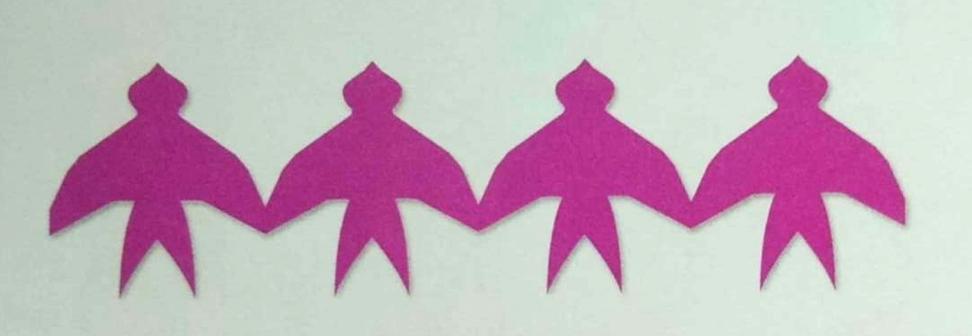 1-3岁儿童剪纸简单蝴蝶,剪纸花和燕子的剪法