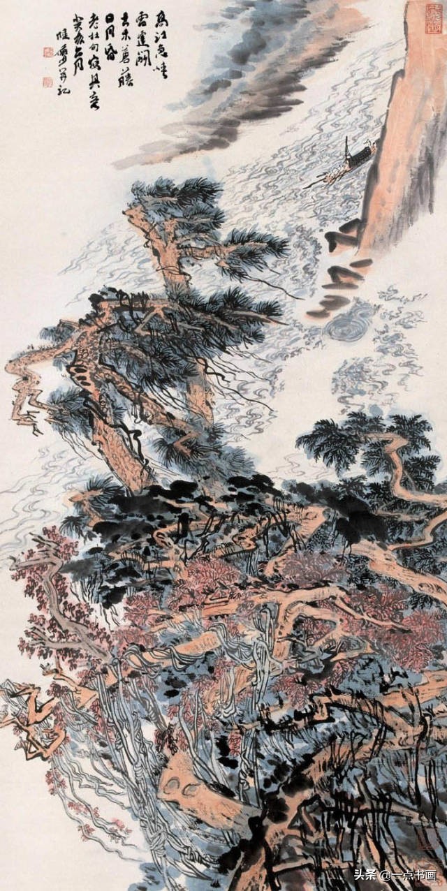 国画写意花鸟树木图片,国画常见吉祥植物图解之十二