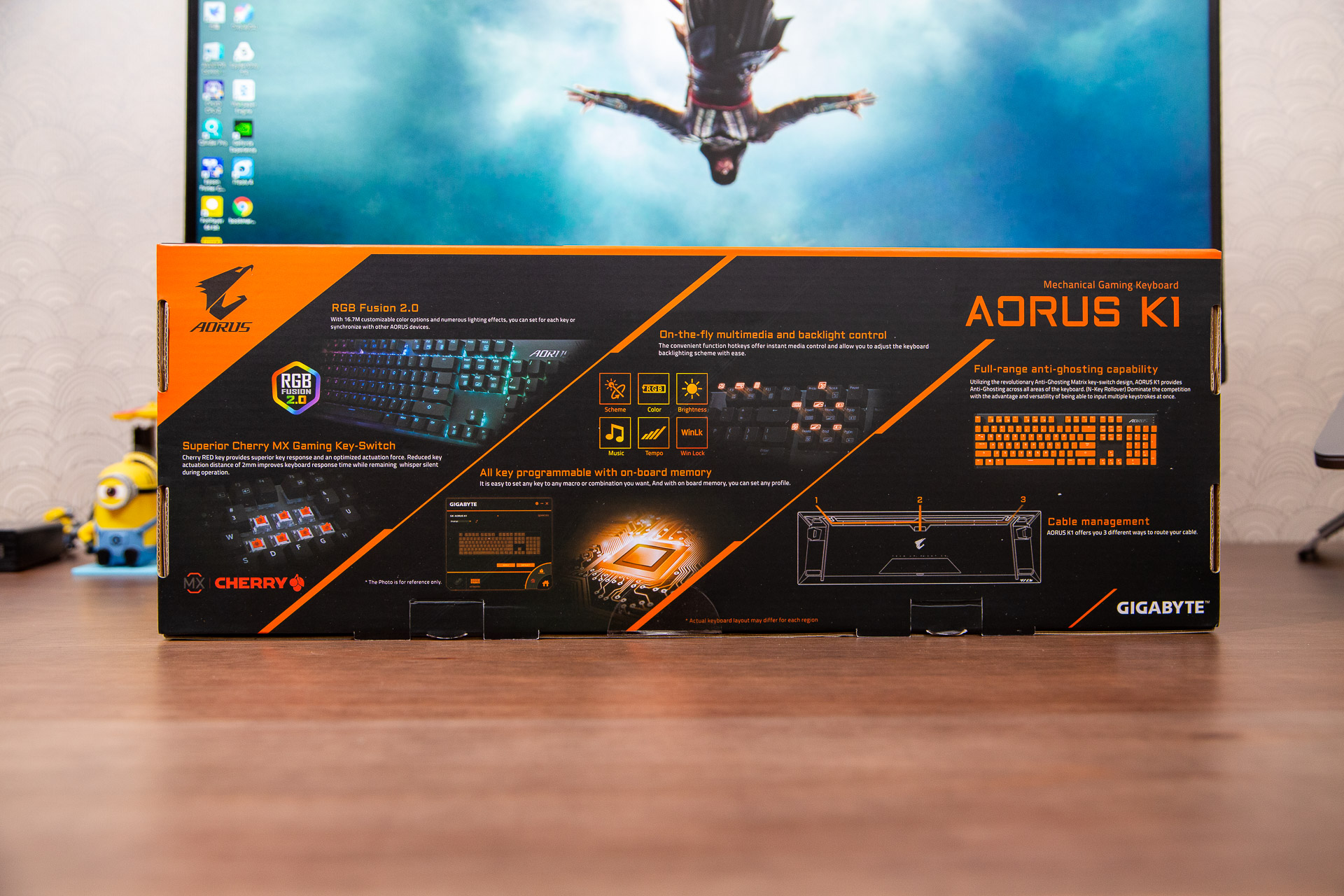 技嘉k1键盘如何,技嘉AORUS键盘