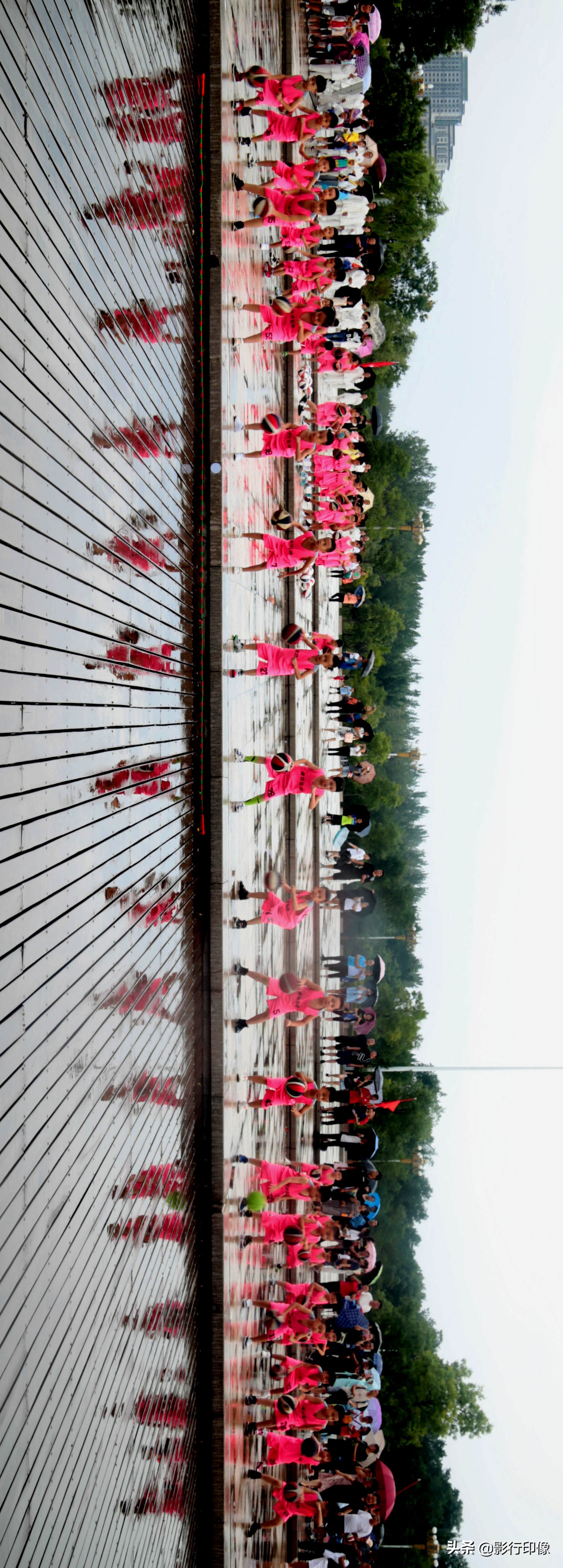 临汾市2020年全民健身启动仪式在在九州广场举行