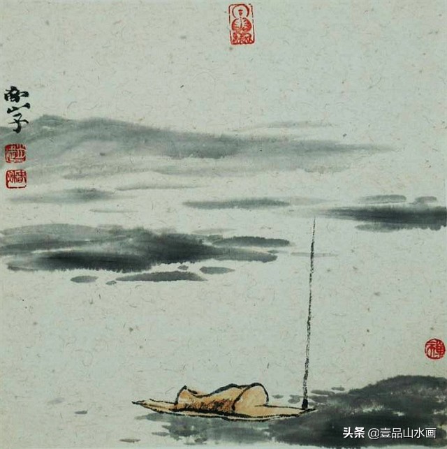 山水画教程水粉画,山水画教程水墨山水画