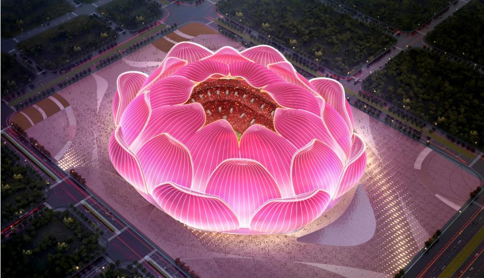恒大专业足球场建设,恒大120亿元建世界最大最高档球场