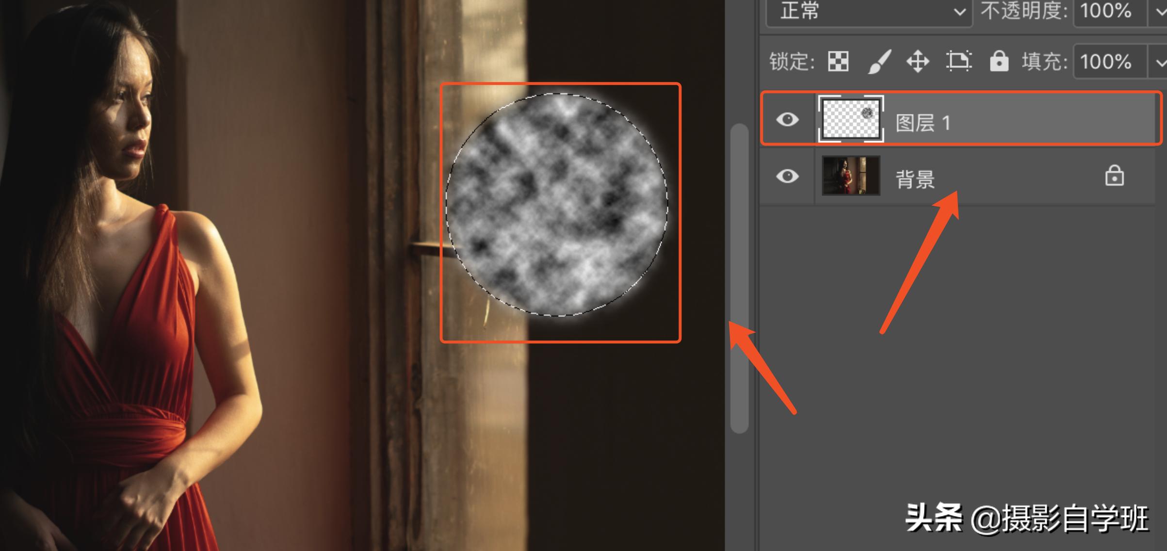 人像摄影怎么用光修图,ps照片局部补光和减光教程
