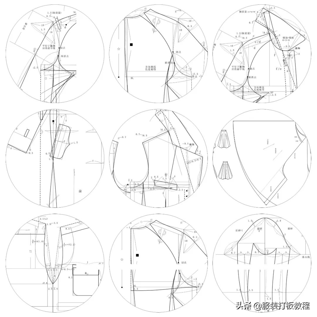 服装纸样与工艺基础,服装设计女装纸样