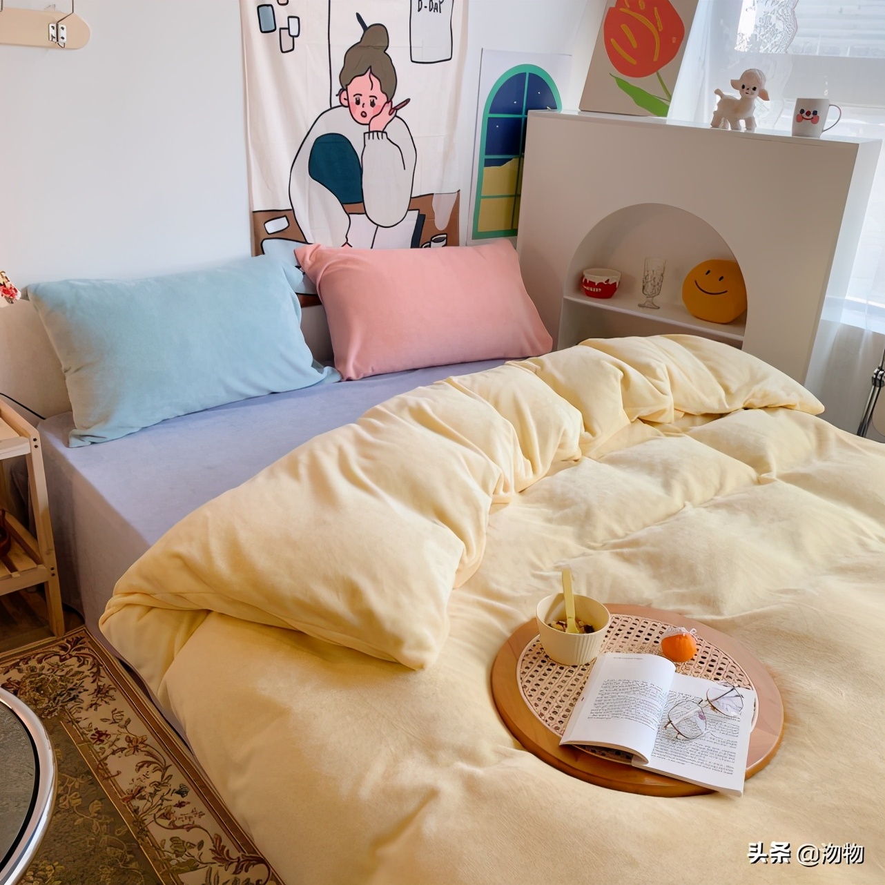 卧室的高级配色马卡龙色系,马卡龙色家居配色的新玩法