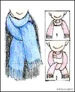 男士围巾怎么系好看,300百种围巾系法