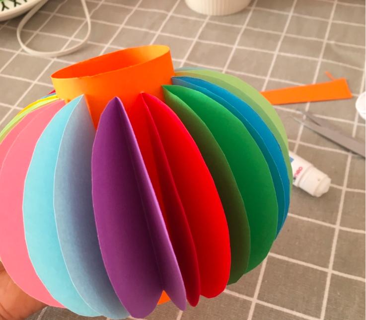 用卡纸做超可爱的迷你小灯笼,用手工纸制作小灯笼简单可爱