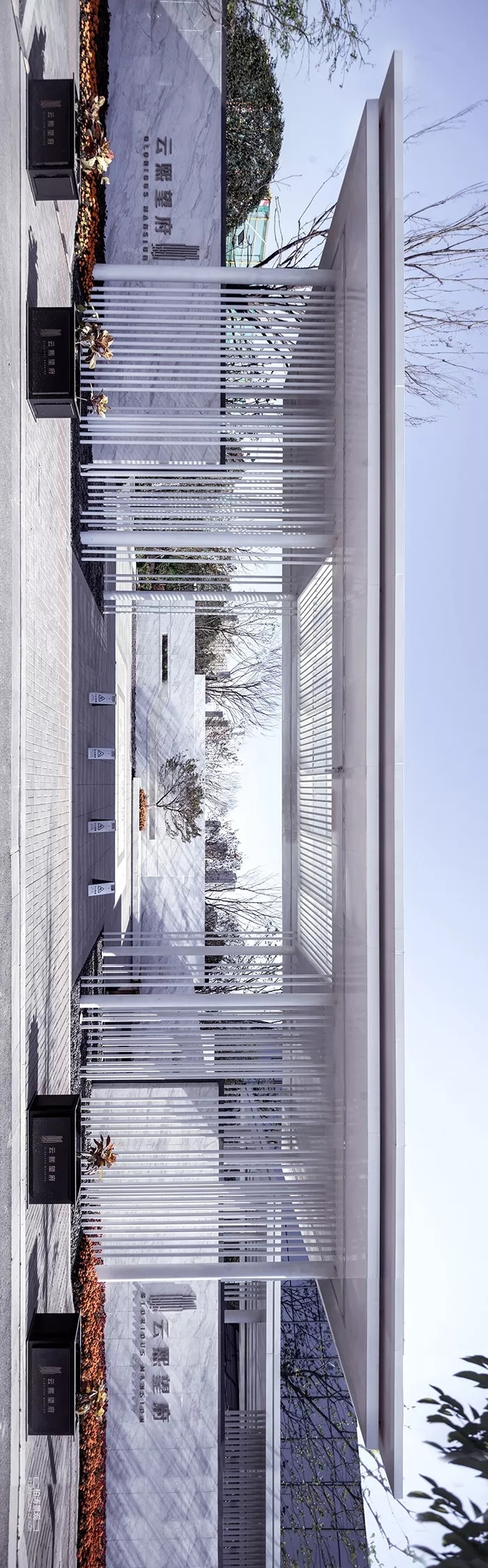 小区大门入口设计二（现代大气简约·新亚洲风格）