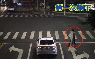 出尽洋相！珠海一奇葩男子躺马路中间睡大觉！过往司机提心吊胆！