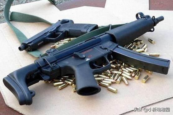 mp5冲锋枪能打死大型动物吗,反恐利器mp5弹鼓式冲锋枪