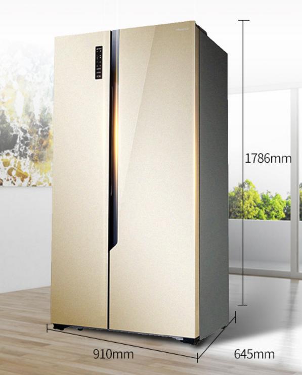 双开门冰箱橱柜效果图,冰箱橱柜装修效果图最流行款