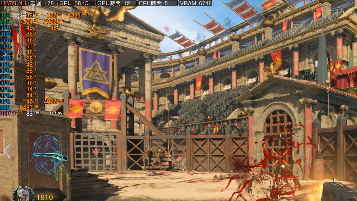 为3A平台狂欢，Ryzen52600+RX588实战《使命召唤：黑色行动4》