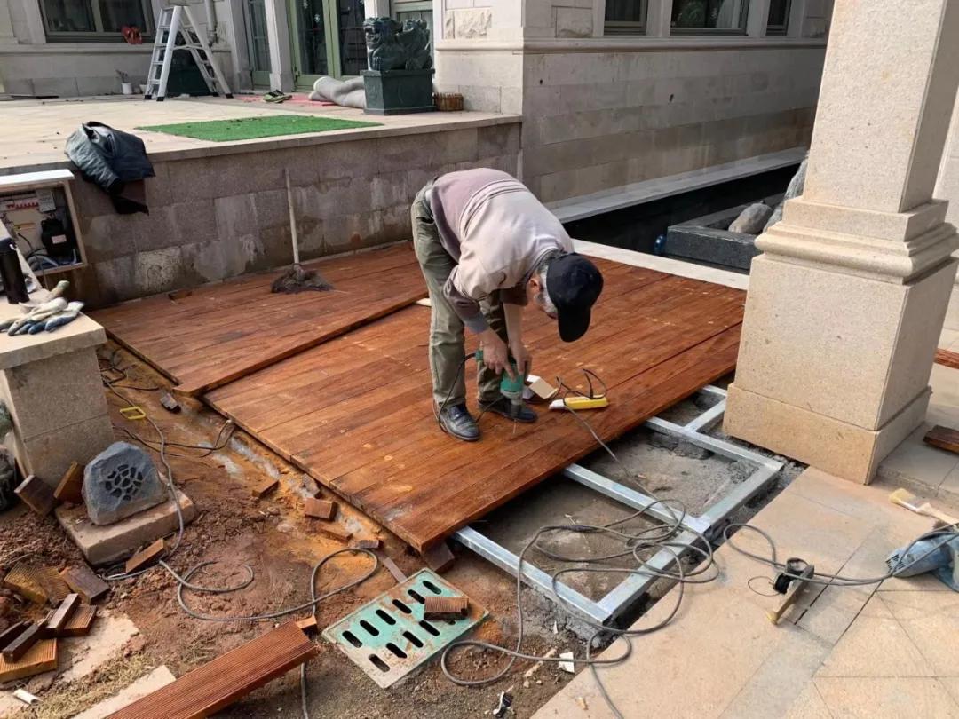 3-5吨锦鲤池建造,锦鲤池生态鱼池建造图