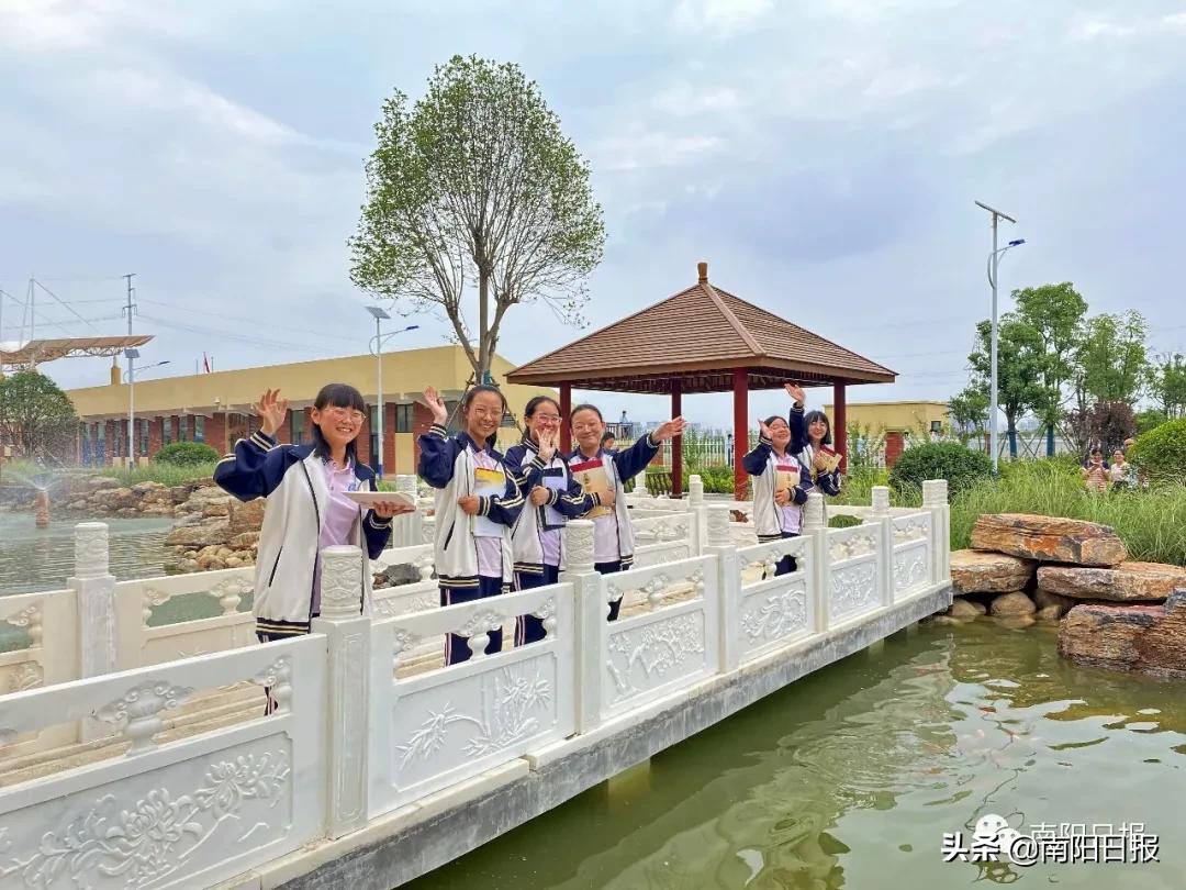 南阳第五完全学校全貌,南阳车站南路完全学校