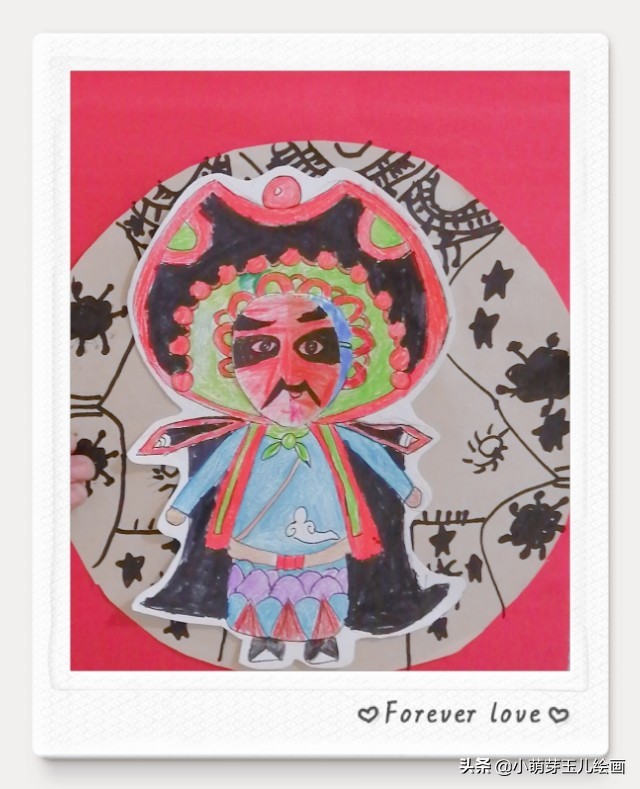 京剧红脸小生,京剧花旦绘画作品小学