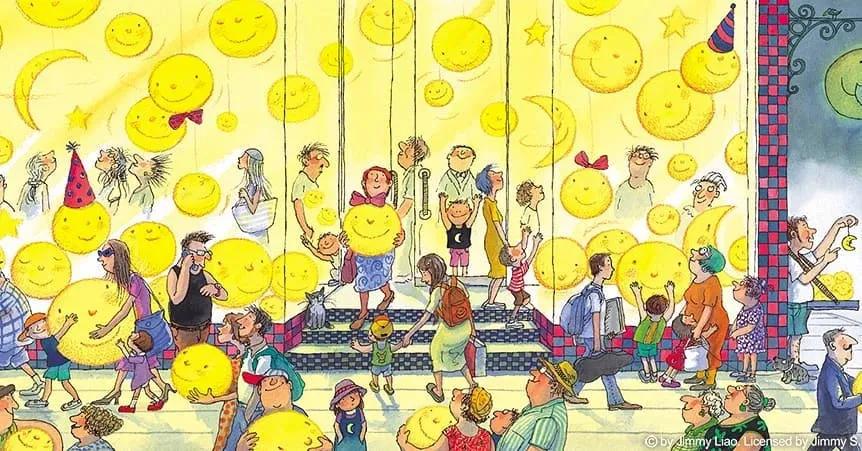 幾米让我们一起做片刻的美梦吧