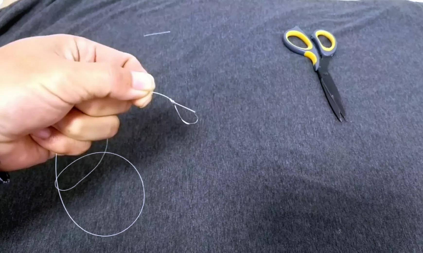 大物线组防缠绕绑法全教程,防挂底远投线组绑法图解