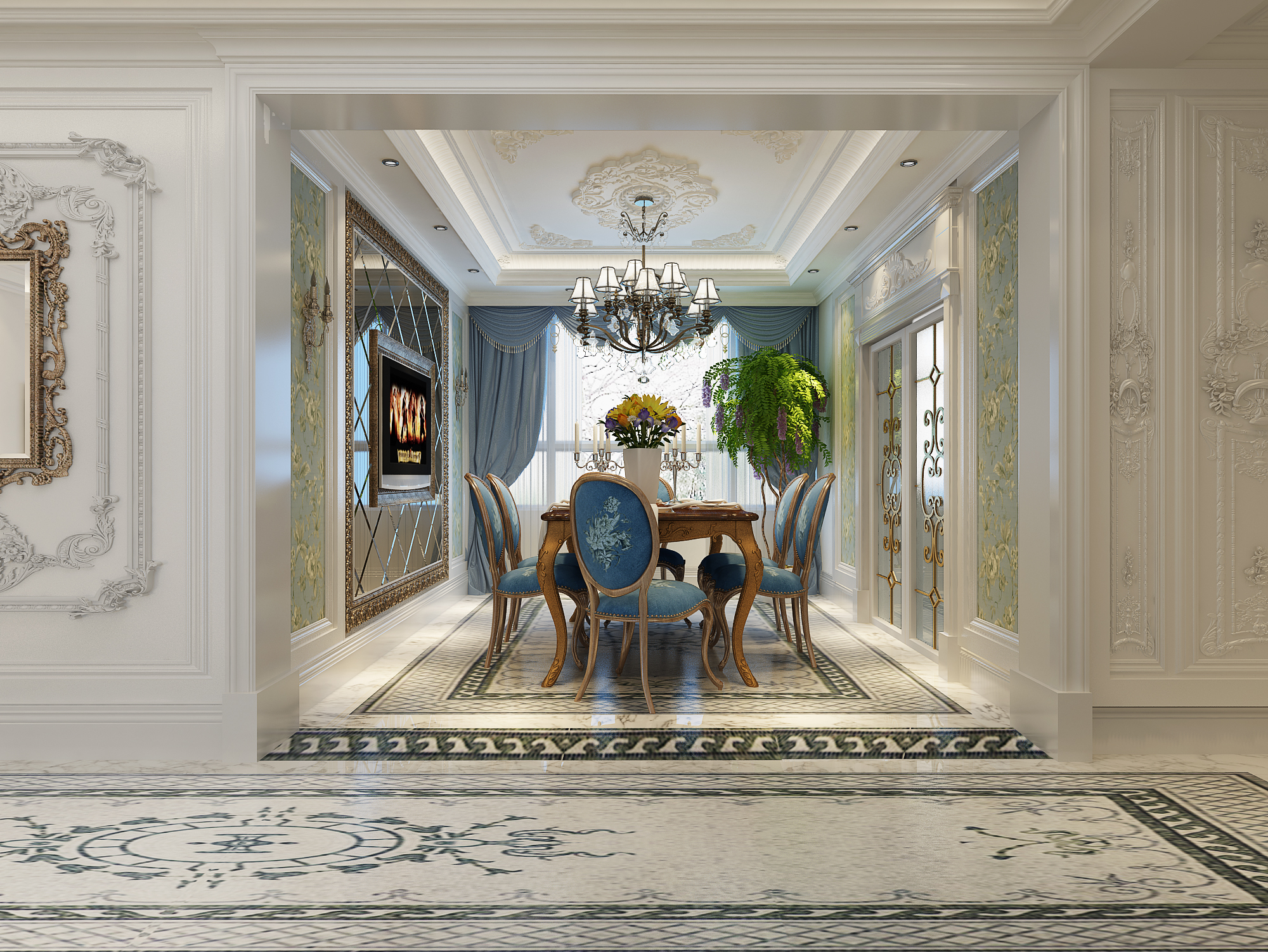 背景墙家装设计现代轻奢风客厅,禅意新中式厨房吊顶效果图