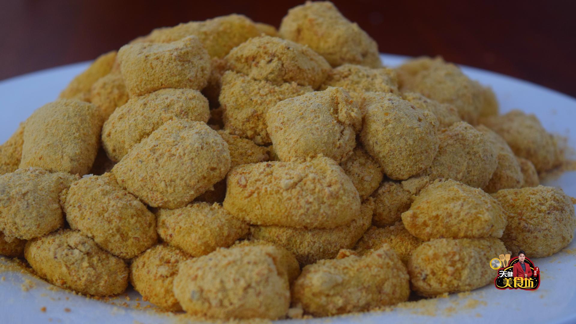 黄豆粉糍粑怎么做好吃,糍粑黄豆粉怎么做