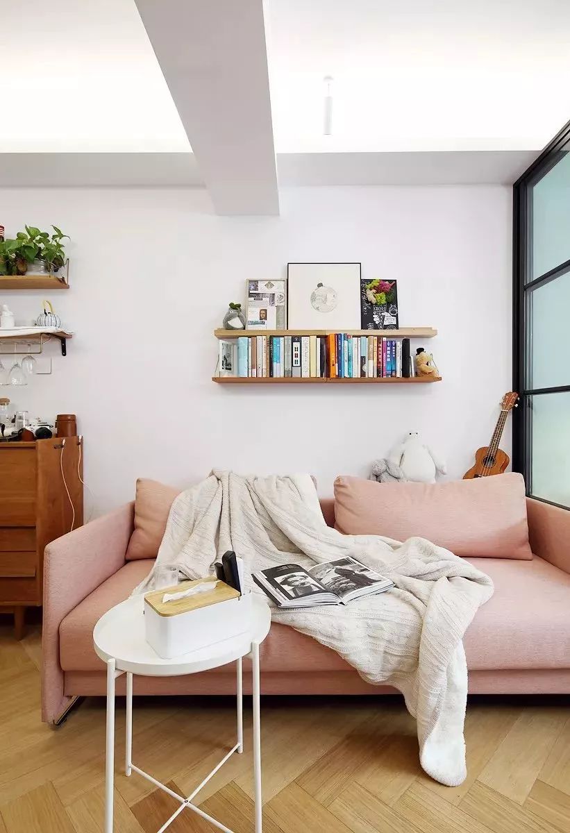 公寓玻璃隔断效果图大全,30平落地窗小公寓装修隔断