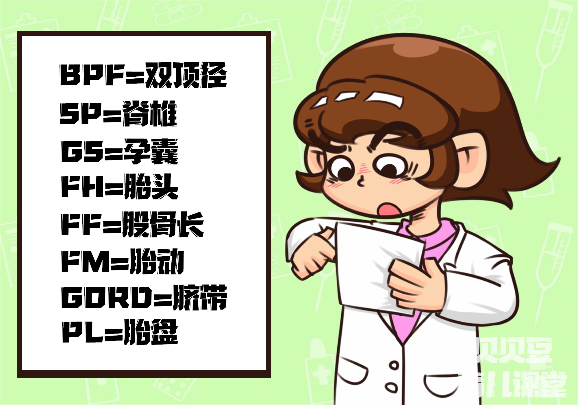 孕妈b超单怎么看,孕妈b超单子数据怎么看