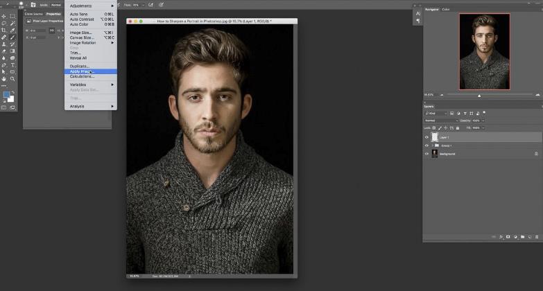 ps肖像处理,ps如何锐化人像面部