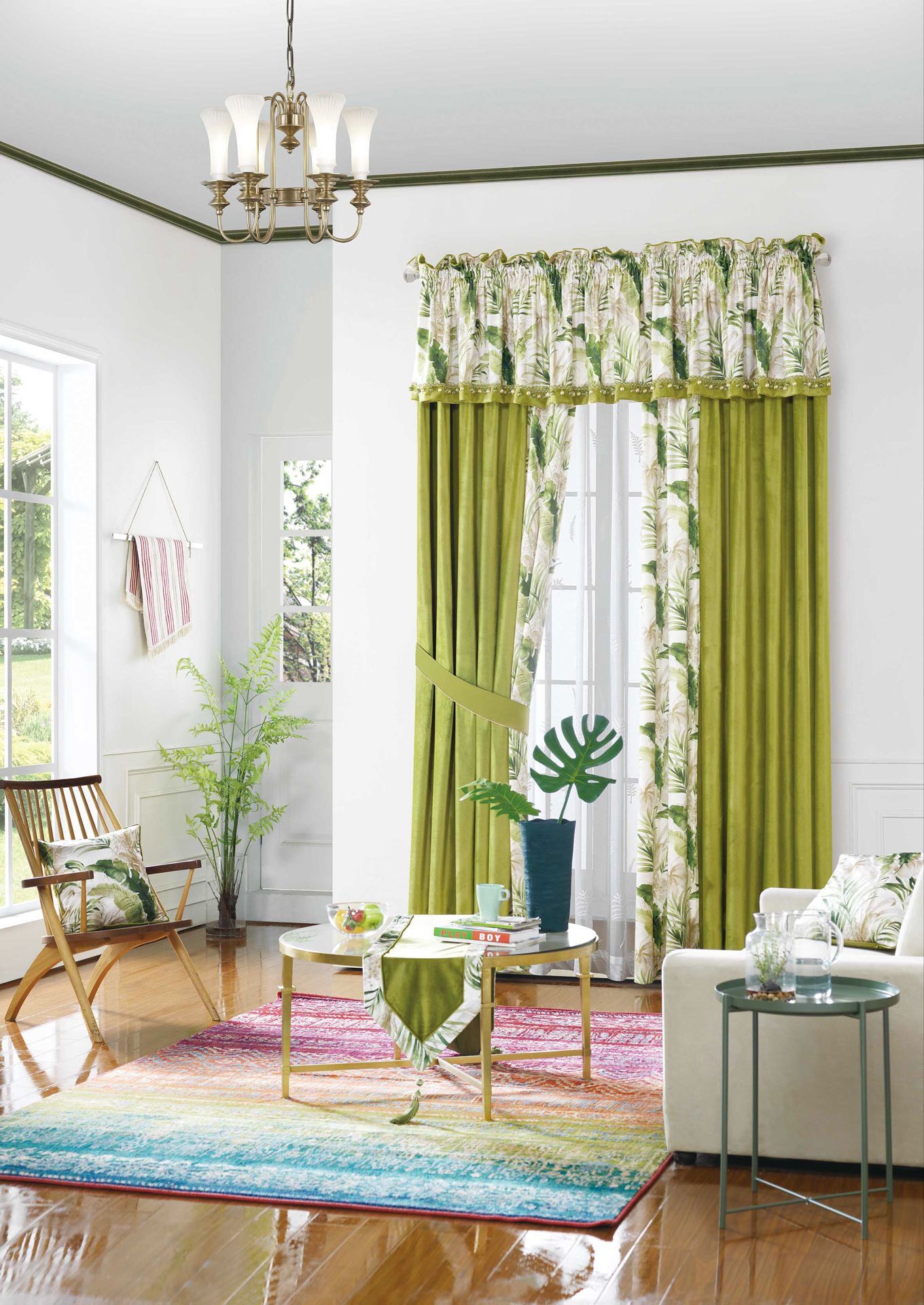 布艺窗帘手工窗帘,布艺窗帘用什么布料好