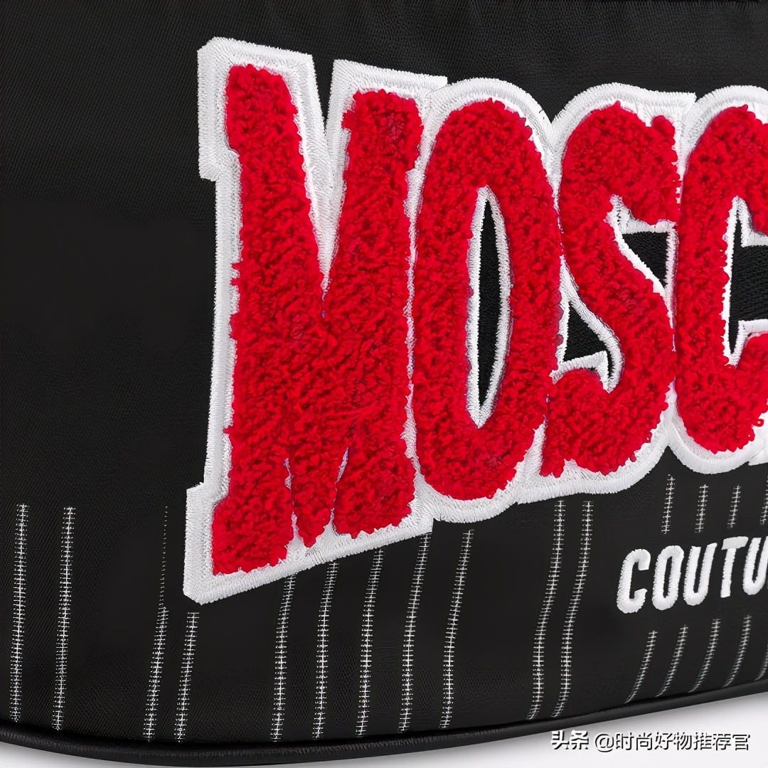 moschino小熊牛仔夹克包,moschino图案外套