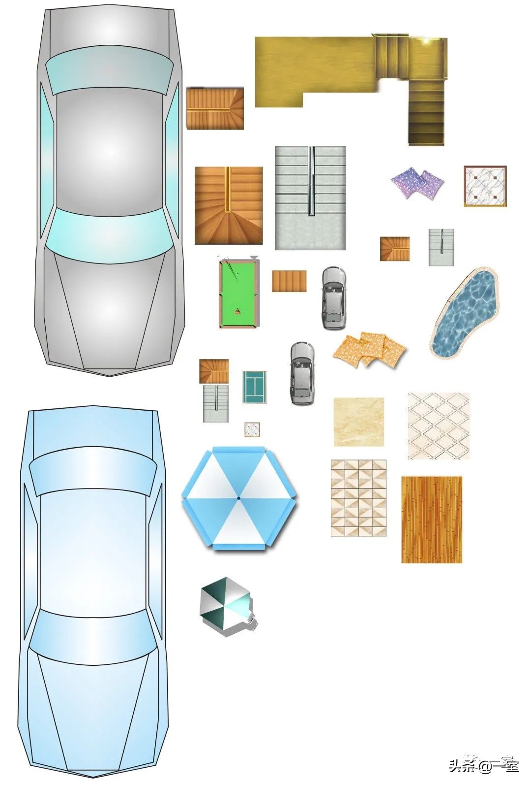 彩平素材100个,彩屏素材模板