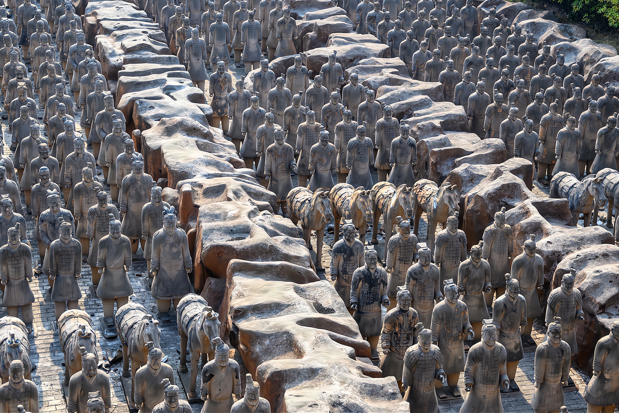 兵马俑安徽景点,安徽仿造兵马俑的景点