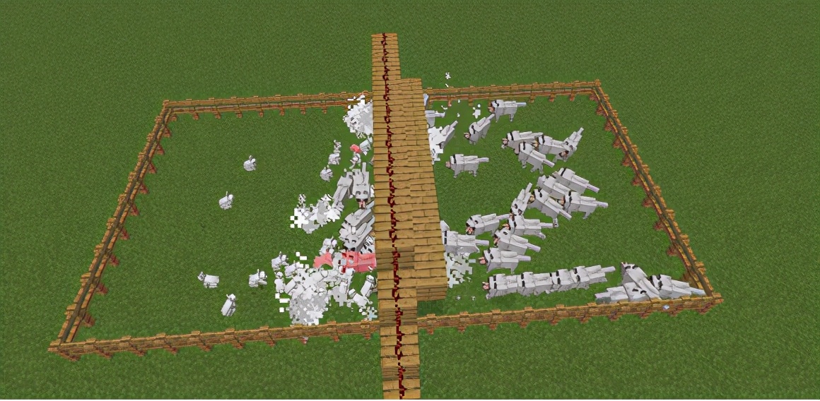 我的世界杀手兔vs僵尸,我的世界兔狼大战视频