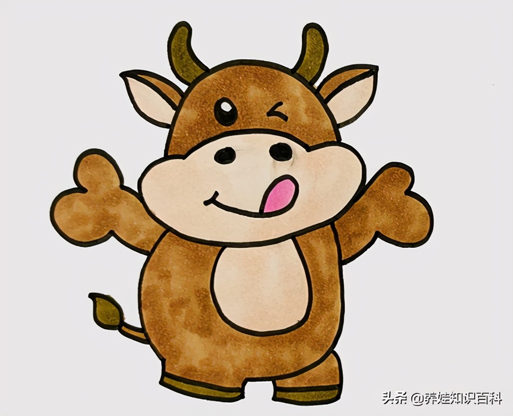 牛要怎么画最简单,牛要怎么简单的画呢
