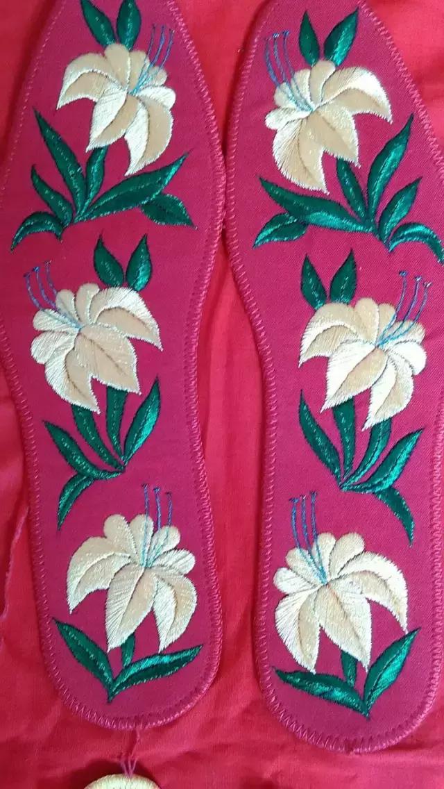 刺绣鞋垫图案大全图解,刺绣各种鞋垫图案