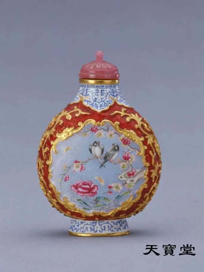 故宫虎虎生威鼻烟壶照片,故宫博物院藏品道光鼻烟壶