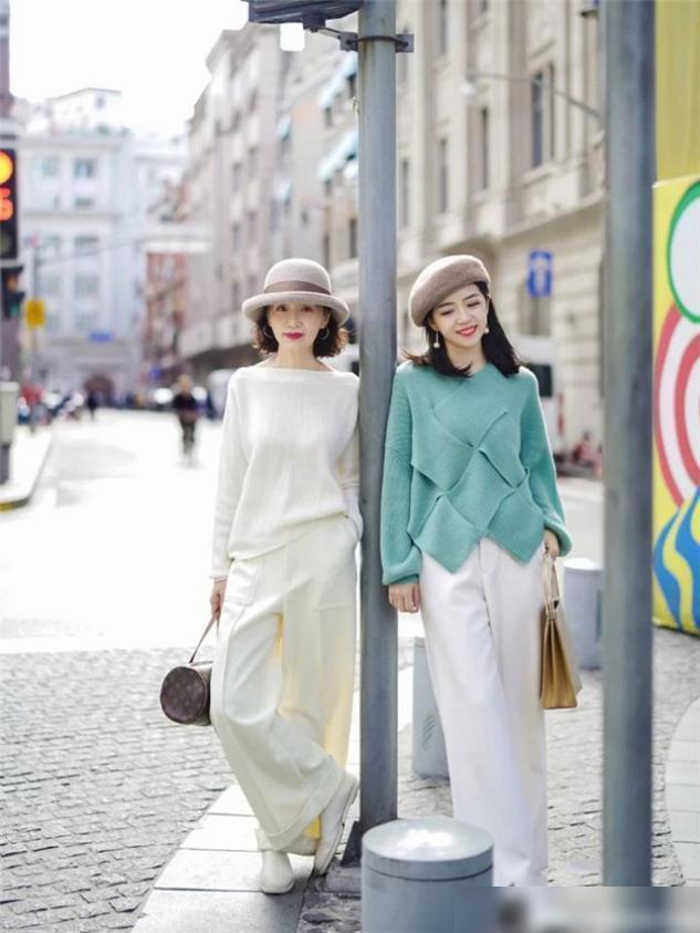 三木穿搭秋冬姜黄色针织衫,三木针织衫配什么上衣