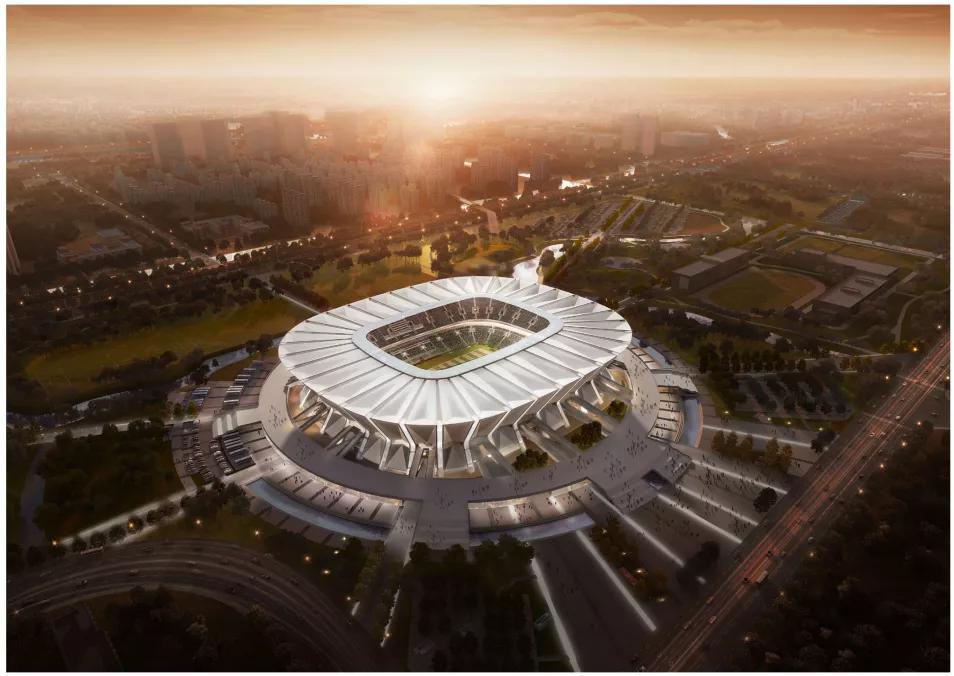 昆山专业足球场最新进展,昆山足球场总体规划