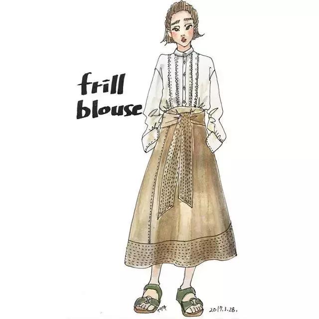插画怎么搭配,插画教程服装设计