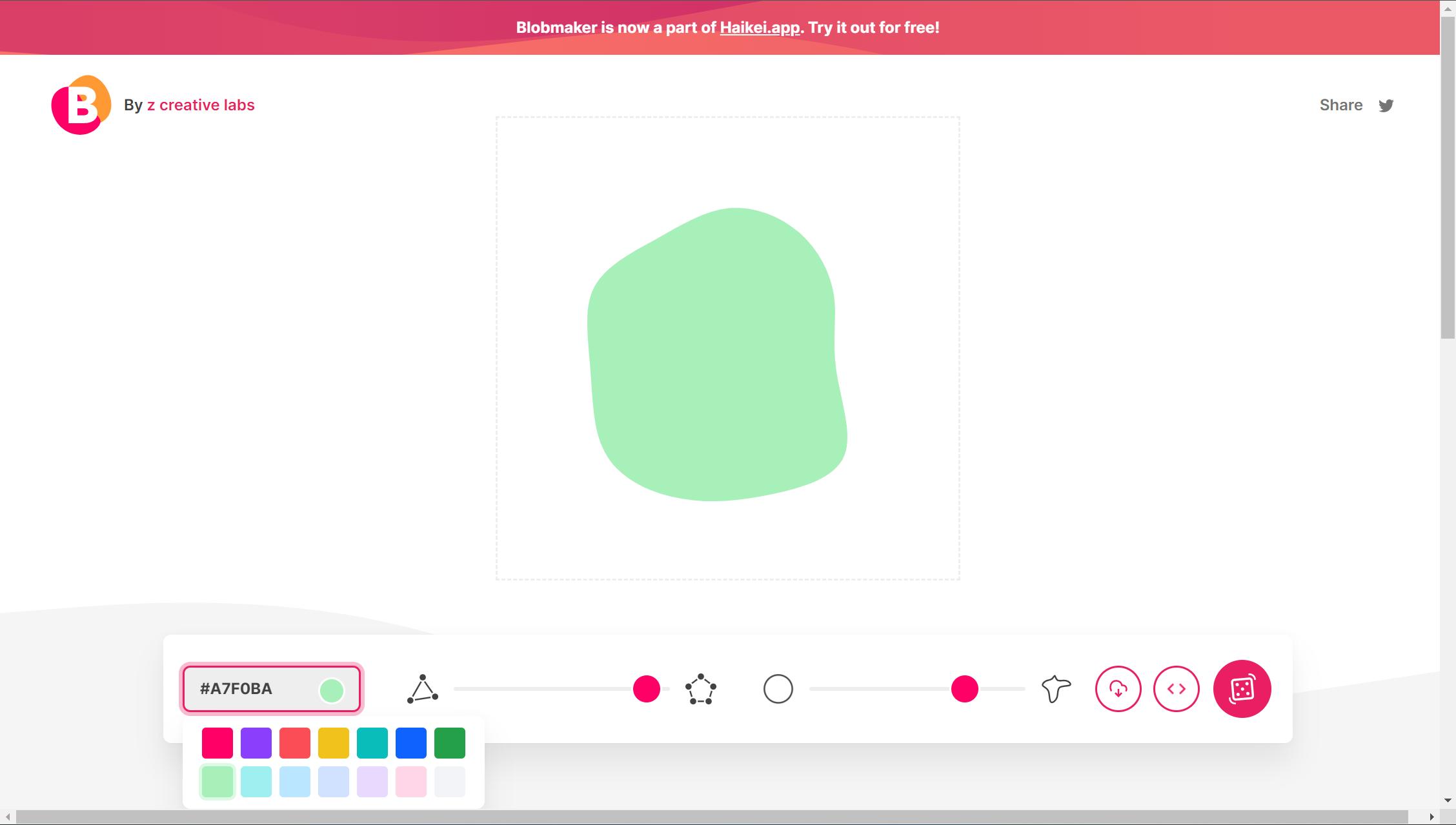 「032」BlobMaker–随机生成不规则形状
