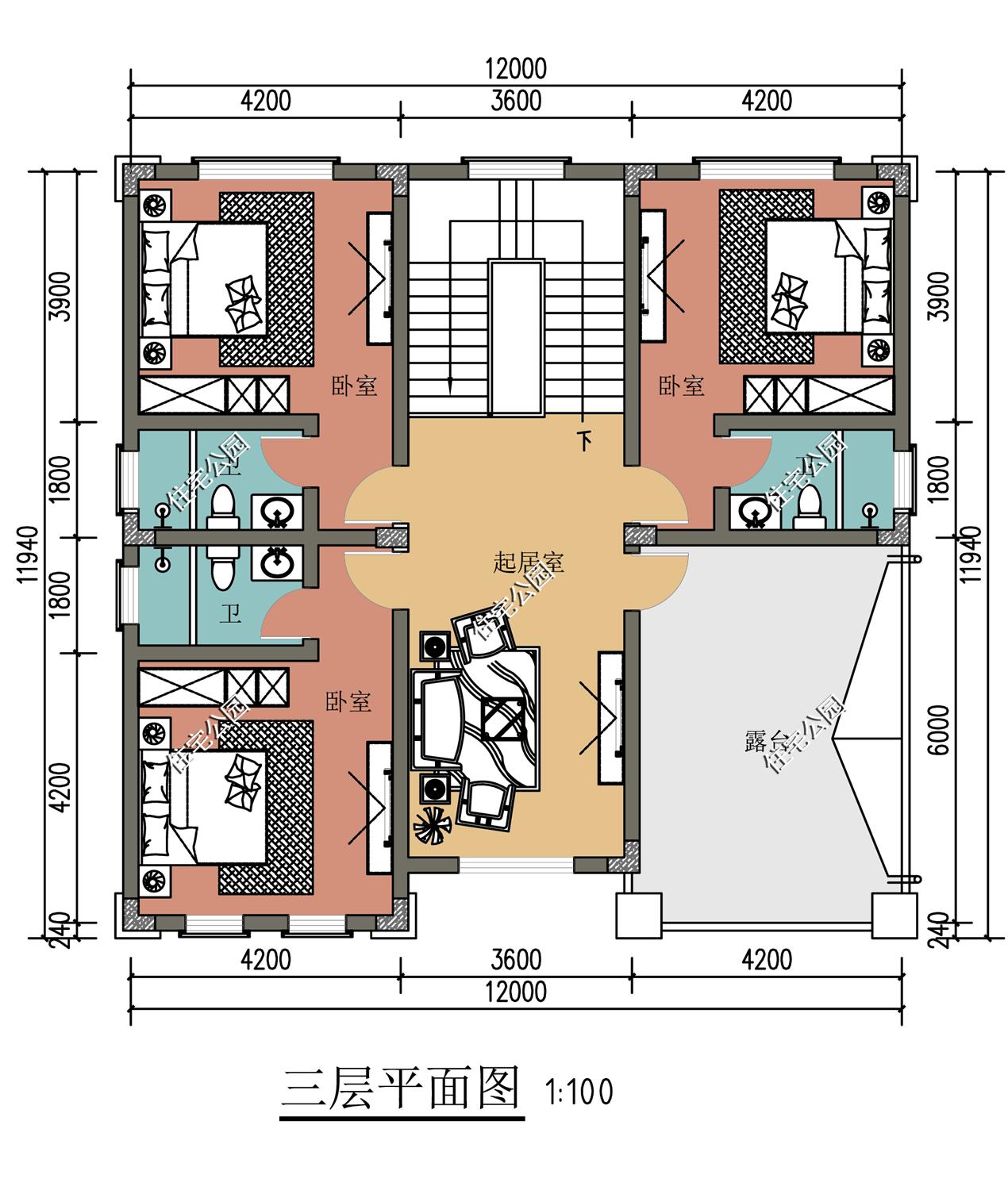 农村自建房旋转楼梯设计效果图,自建房半旋转楼梯最佳布局图纸