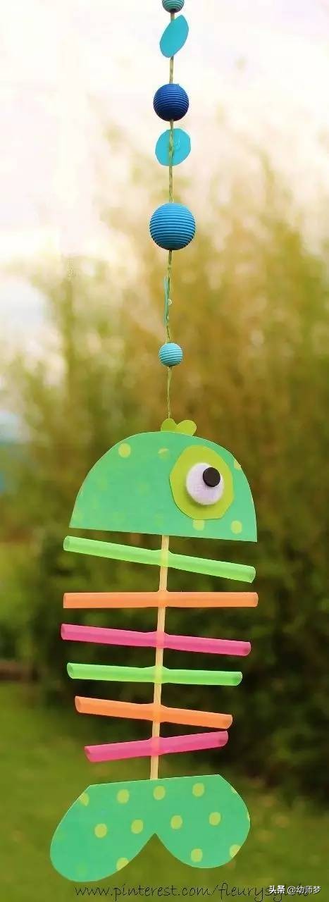 幼儿园手工制品花篮创意环创,幼儿园废旧瓶子手工制作环创