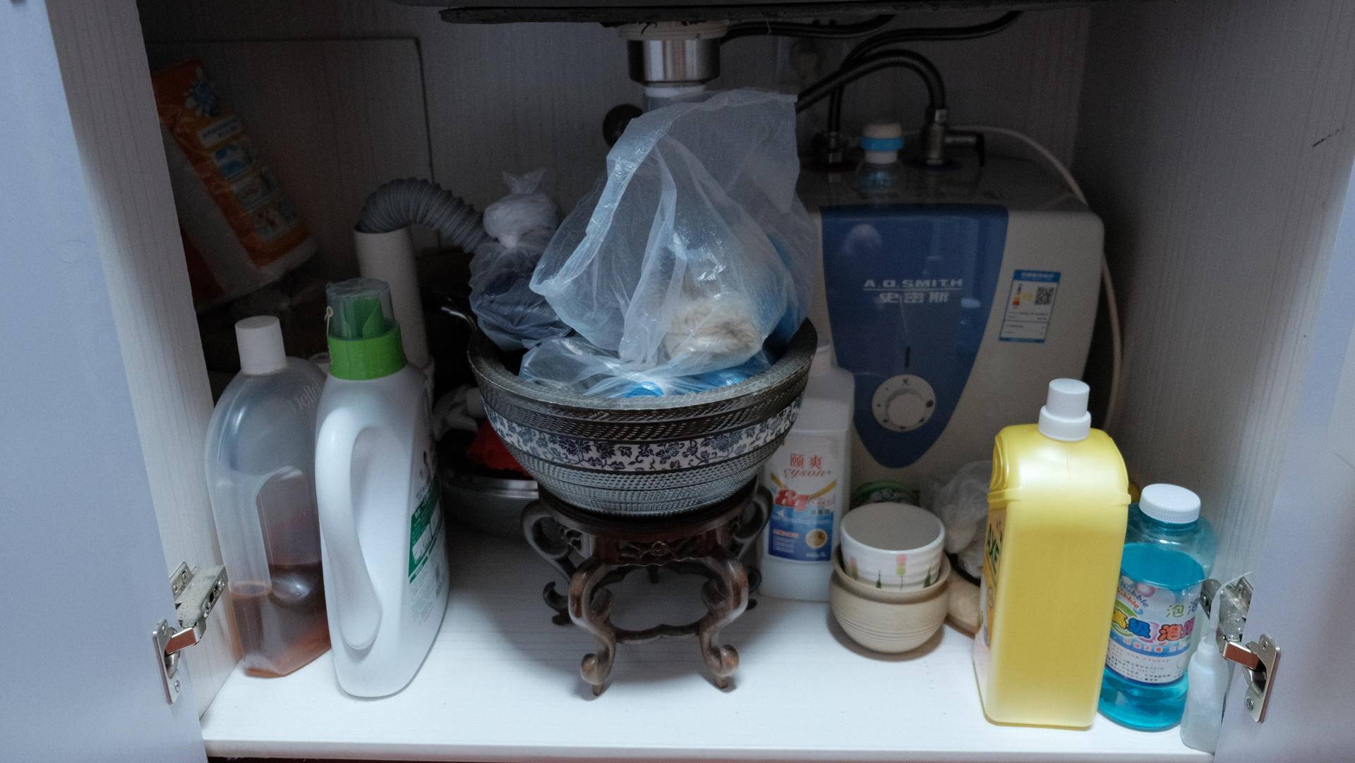 小厨房净水器空间巧妙利用,即热型小厨宝加装净水器的方法