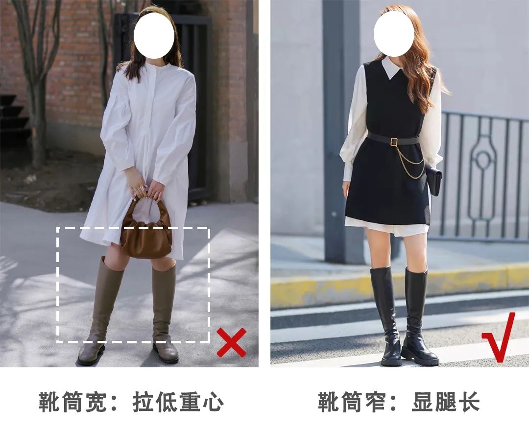 矮个子必备鞋最新款马丁靴,今年最火的中筒靴粗腿圆头马丁靴