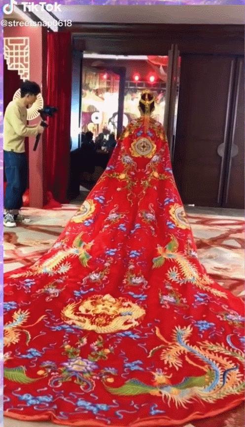 中式婚礼火遍抖音,中式婚礼爆火
