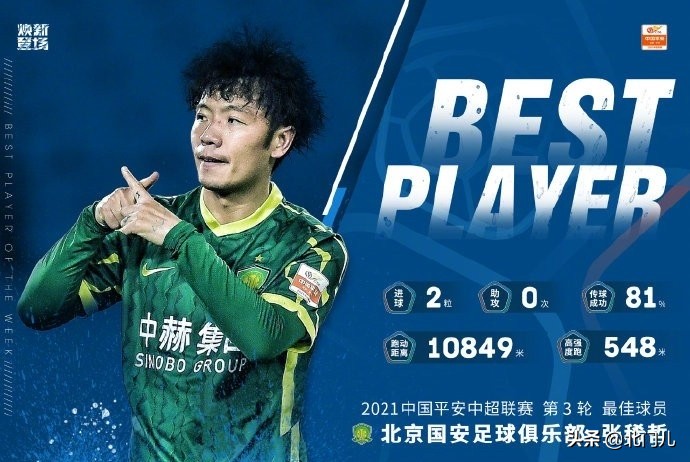 国安扳回一城张稀哲,张稀哲国安第一次首发