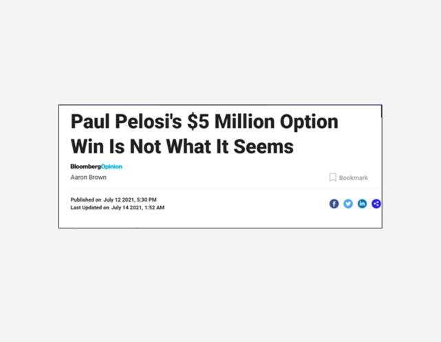 “佩洛西有多富？”，这文章里的这么一句话，点燃美国网友怒火