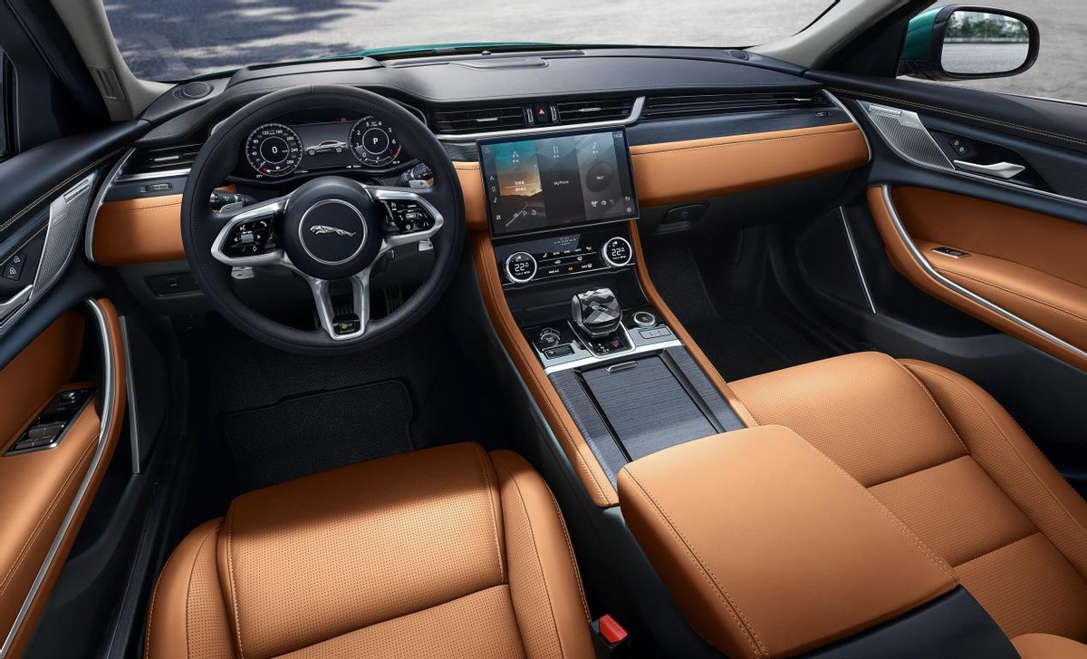 一脉相承的优雅2022款捷豹xfl,全新捷豹xfl动感造型呈现简约之美